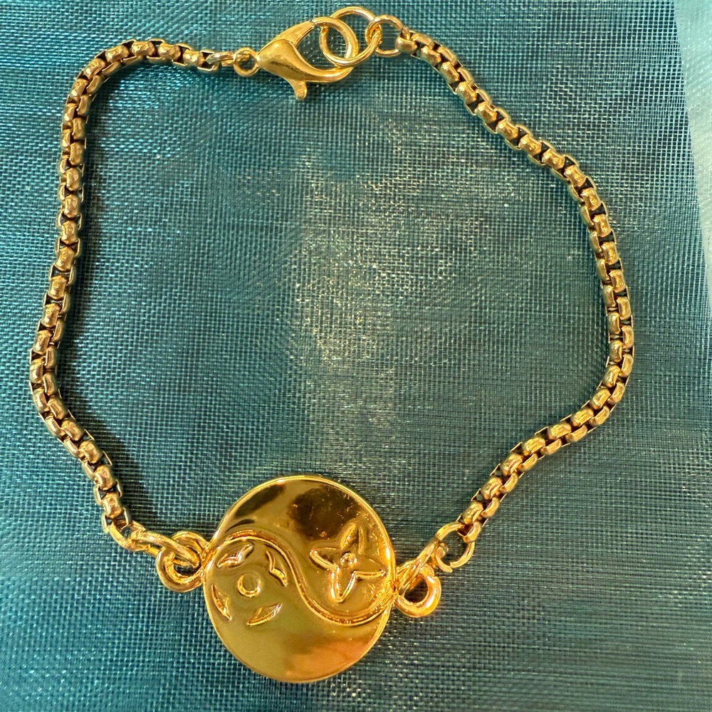LV Gold Yin and Yang Bracelet